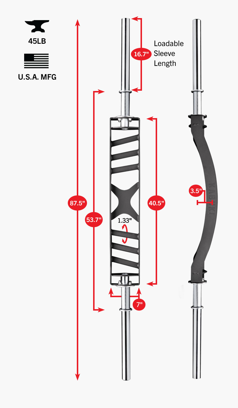 Cadillac barbell clearance